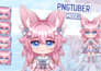 create chibi png tuber, chibi vtuber, chibi illustration for your stream